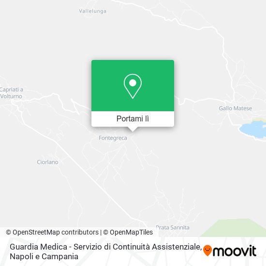 Mappa Guardia Medica - Servizio di Continuità Assistenziale