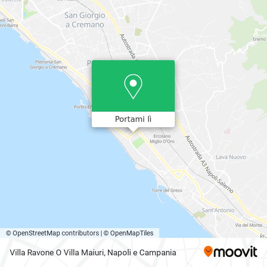 Mappa Villa Ravone O Villa Maiuri