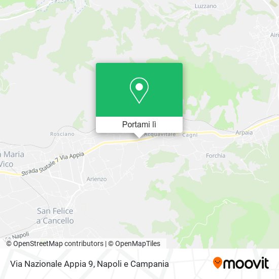 Mappa Via Nazionale Appia 9