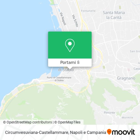 Mappa Circumvesuviana-Castellammare
