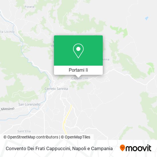 Mappa Convento Dei Frati Cappuccini