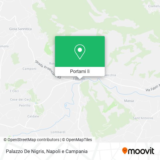 Mappa Palazzo De Nigris