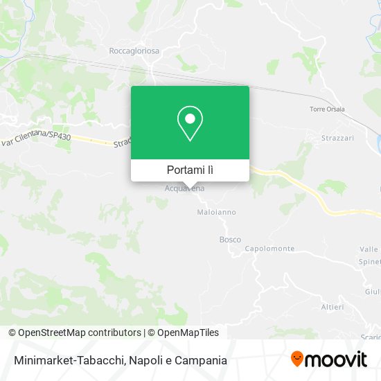 Mappa Minimarket-Tabacchi