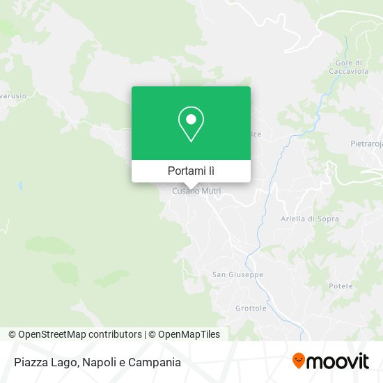 Mappa Piazza Lago