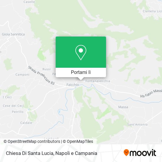 Mappa Chiesa Di Santa Lucia