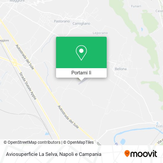 Mappa Aviosuperficie La Selva