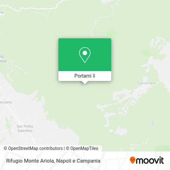 Mappa Rifugio Monte Ariola