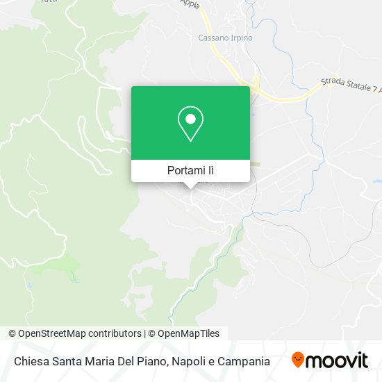 Mappa Chiesa Santa Maria Del Piano