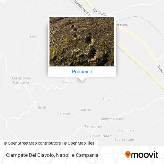 Mappa Ciampate Del Diavolo