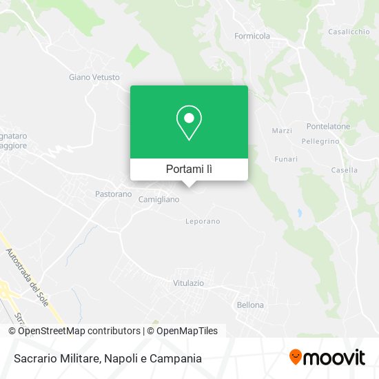 Mappa Sacrario Militare