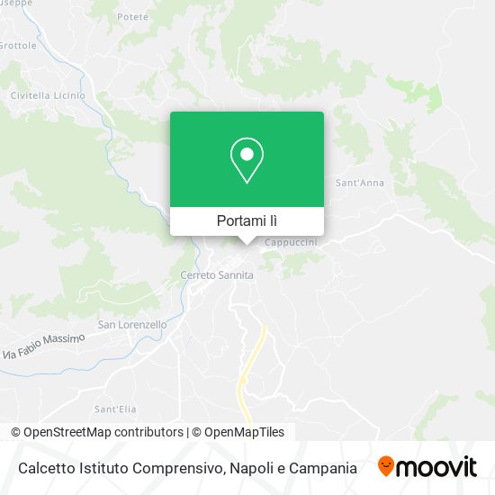 Mappa Calcetto Istituto Comprensivo