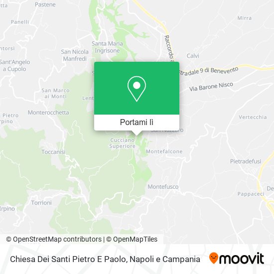 Mappa Chiesa Dei Santi Pietro E Paolo