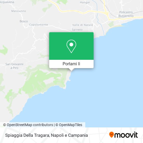 Mappa Spiaggia Della Tragara