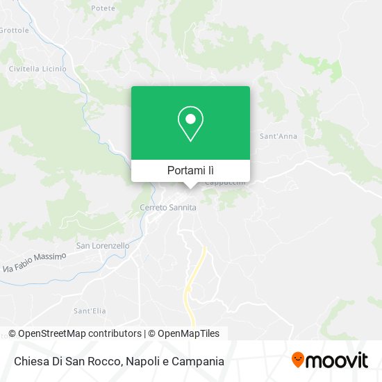 Mappa Chiesa Di San Rocco