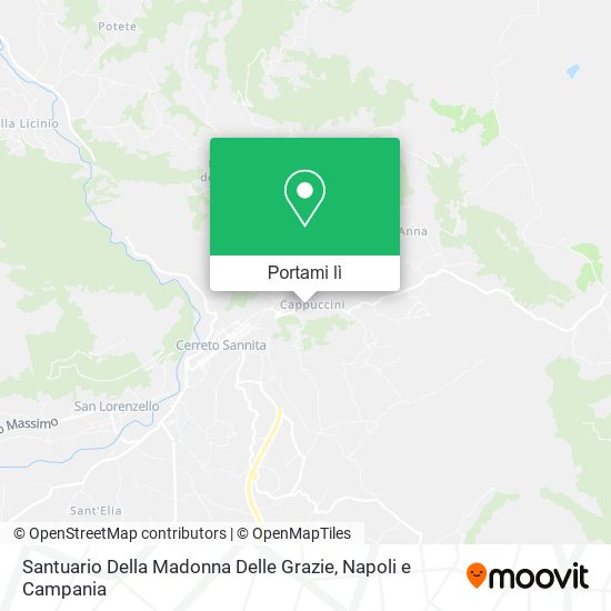 Mappa Santuario Della Madonna Delle Grazie