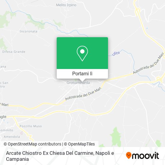 Mappa Arcate Chiostro Ex Chiesa Del Carmine