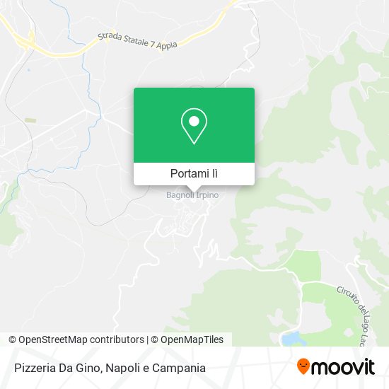 Mappa Pizzeria Da Gino