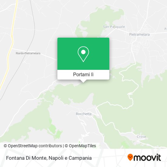 Mappa Fontana Di Monte