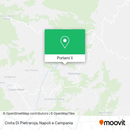 Mappa Civita Di Pietraroja