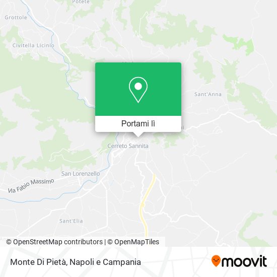 Mappa Monte Di Pietà