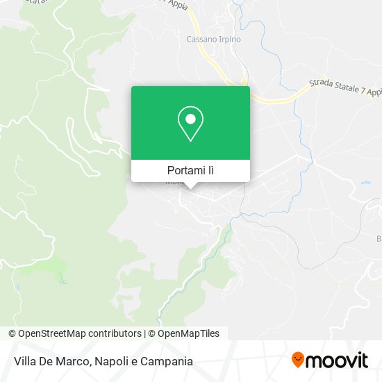 Mappa Villa De Marco