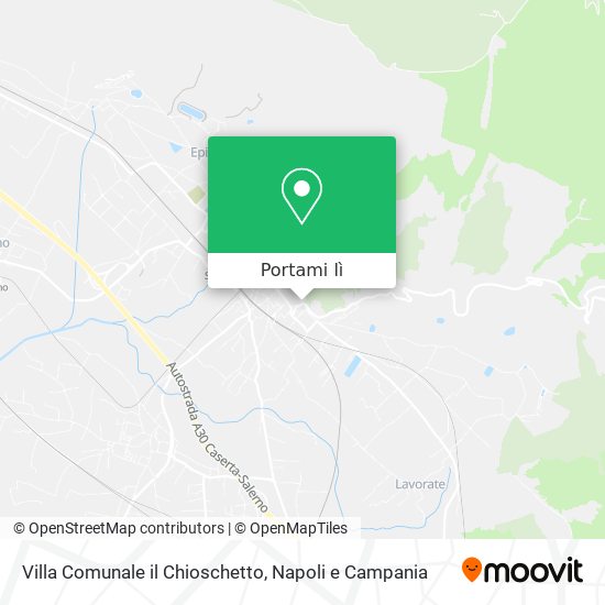 Mappa Villa Comunale il Chioschetto