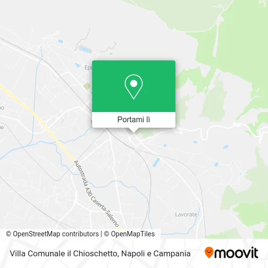 Mappa Villa Comunale il Chioschetto