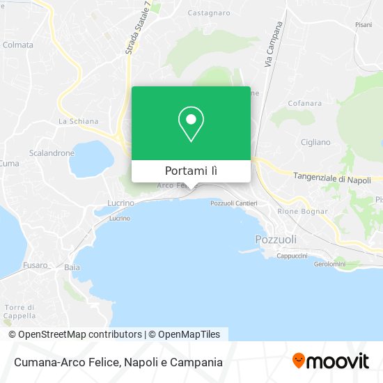 Mappa Cumana-Arco Felice