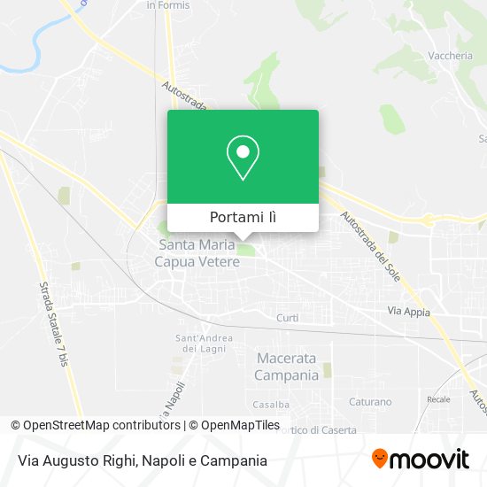 Mappa Via Augusto Righi