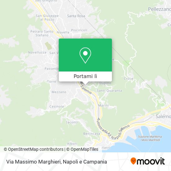 Mappa Via Massimo Marghieri
