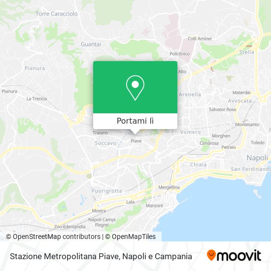 Mappa Stazione Metropolitana Piave