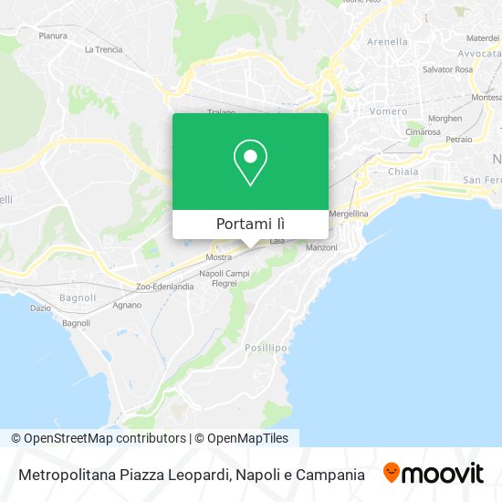 Mappa Metropolitana Piazza Leopardi