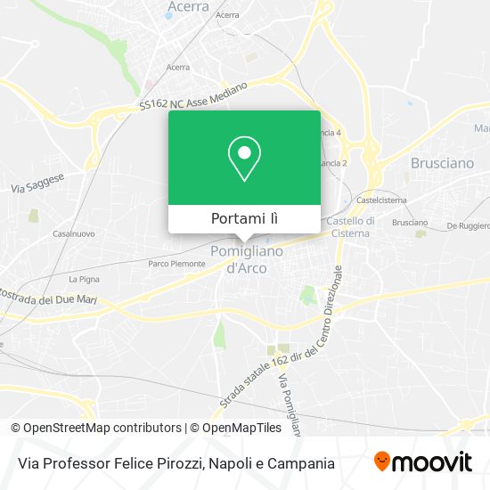 Mappa Via Professor Felice Pirozzi