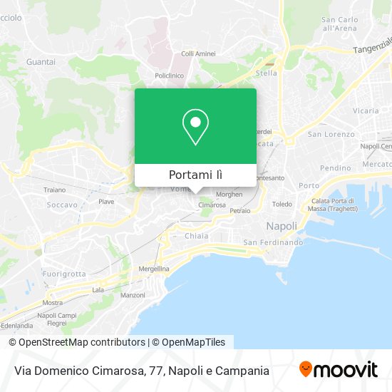 Mappa Via Domenico Cimarosa, 77