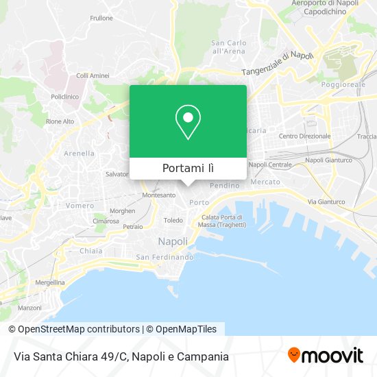 Mappa Via Santa Chiara 49/C