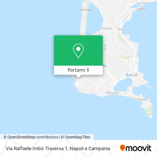 Mappa Via Raffaele Imbò Traversa 1