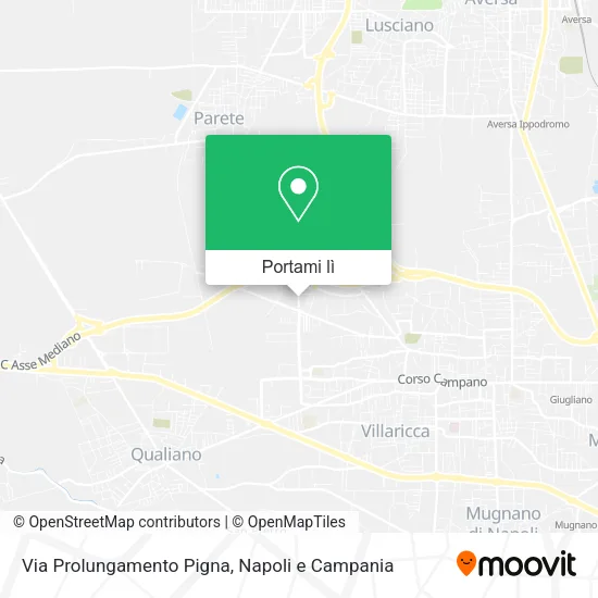 Mappa Via Prolungamento Pigna