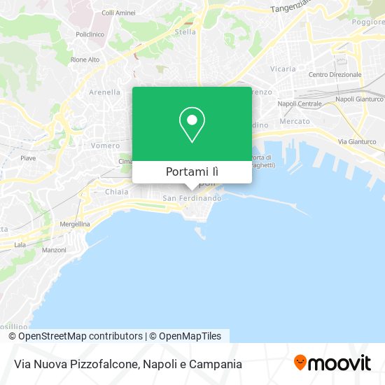 Mappa Via Nuova Pizzofalcone