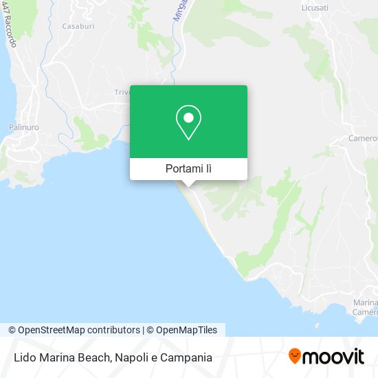 Mappa Lido Marina Beach