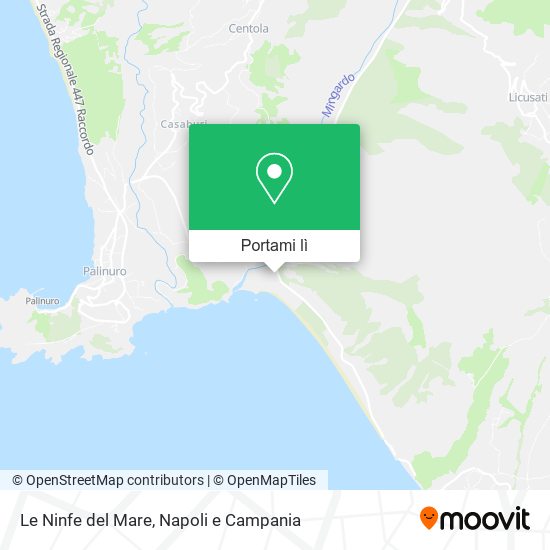 Mappa Le Ninfe del Mare