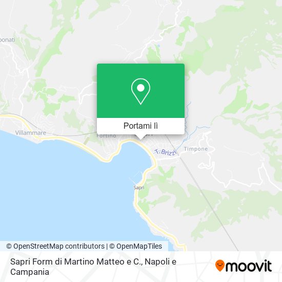 Mappa Sapri Form di Martino Matteo e C.