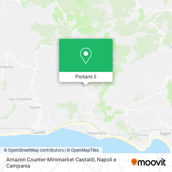 Mappa Amazon Counter-Minimarket Castaldi