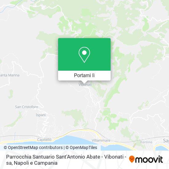 Mappa Parrocchia Santuario Sant'Antonio Abate - Vibonati - sa