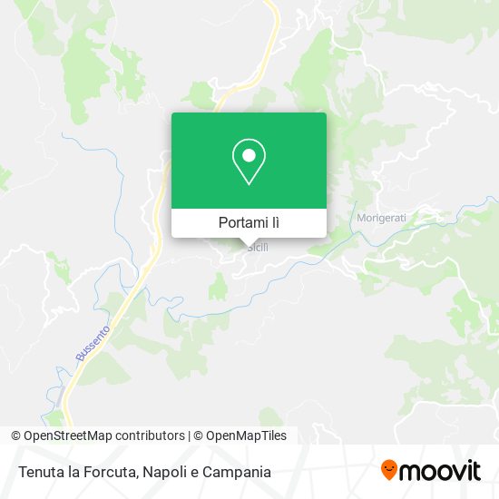 Mappa Tenuta la Forcuta