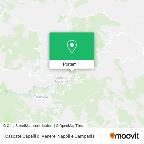 Mappa Cascate Capelli di Venere