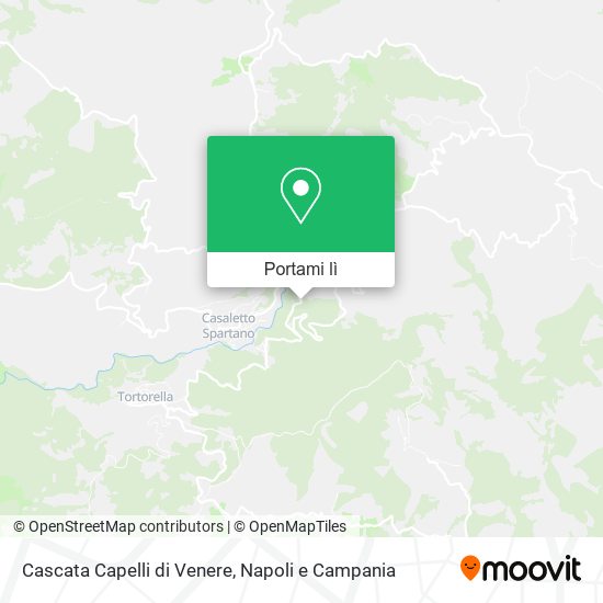 Mappa Cascata Capelli di Venere