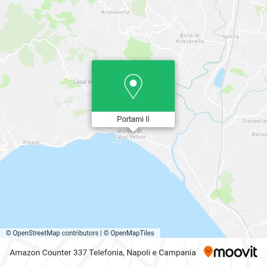 Mappa Amazon Counter 337 Telefonia