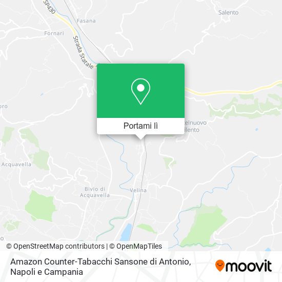 Mappa Amazon Counter-Tabacchi Sansone di Antonio