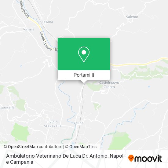 Mappa Ambulatorio Veterinario De Luca Dr. Antonio