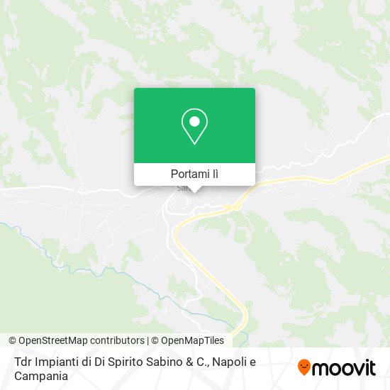 Mappa Tdr Impianti di Di Spirito Sabino & C.